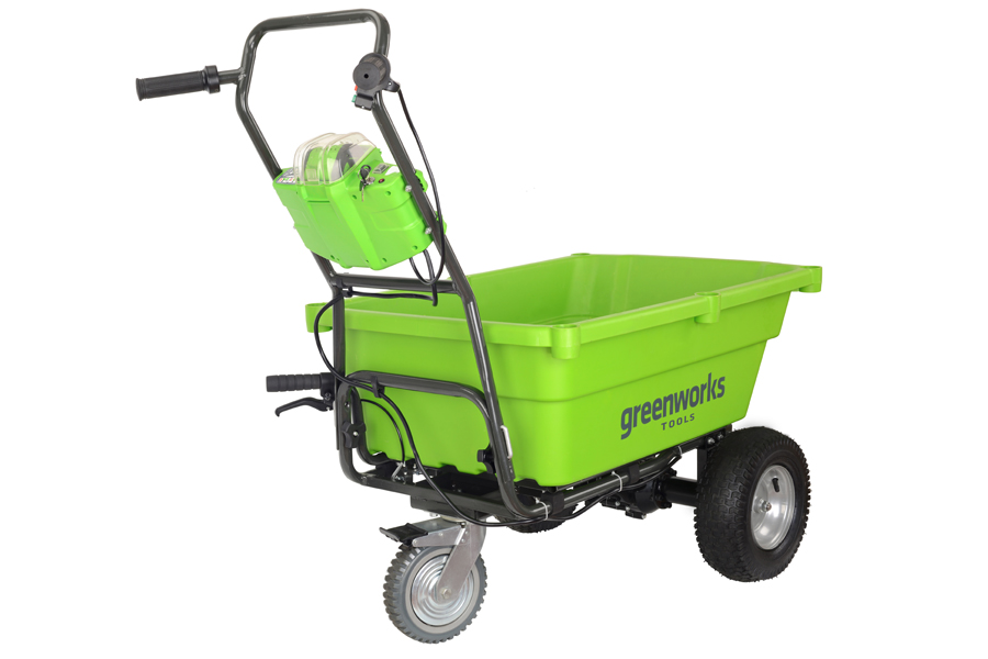 GreenWorks GWG40GCK2X 100kg G-MAX 40V Self-Propelled Garden Cart...
