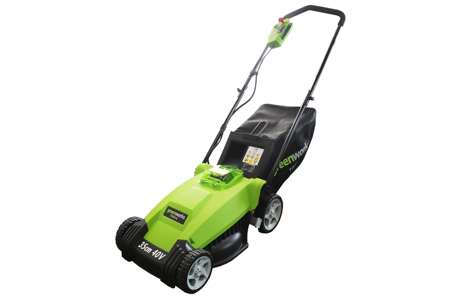 GreenWorks G40LM35K2 3-in-1 G-MAX 40V Cordless Lawn Mower (with...