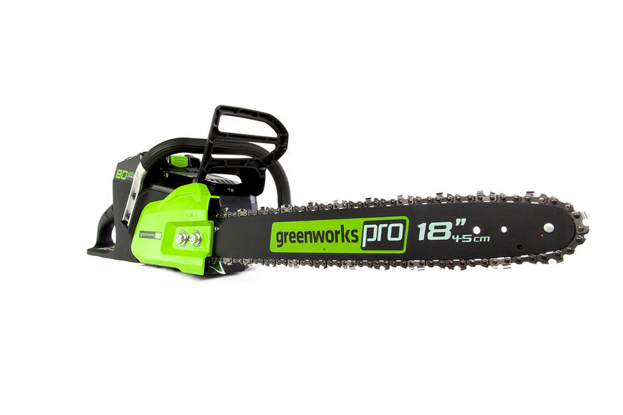 GreenWorks Pro GD80CS50K2 80V 45cm Cordless Chainsaw (with 1 x 2Ah...