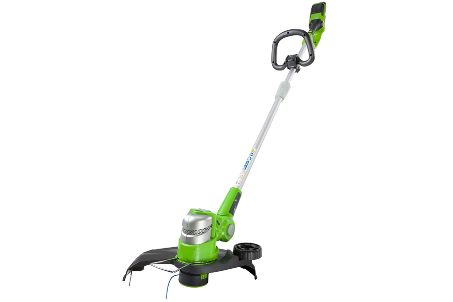 GreenWorks 2100007-A 24V Deluxe Cordless Grass Trimmer (with 2Ah...