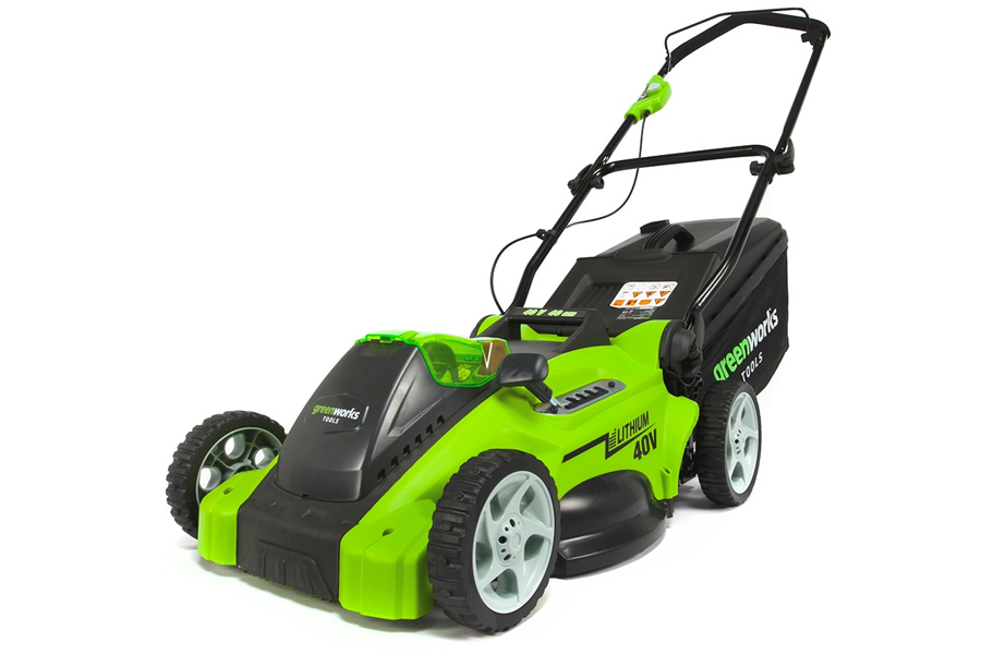 GreenWorks G40LMK2X 3-in-1 G-MAX 40V Cordless Lawn Mower (with 2 x...