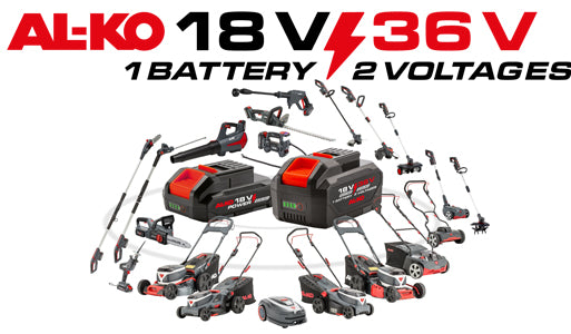 AL-KO Dual Voltage 18V/36V Cordless Garden Tools