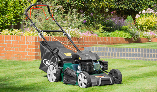 Webb Petrol Four-Wheel Rotary Lawn Mowers