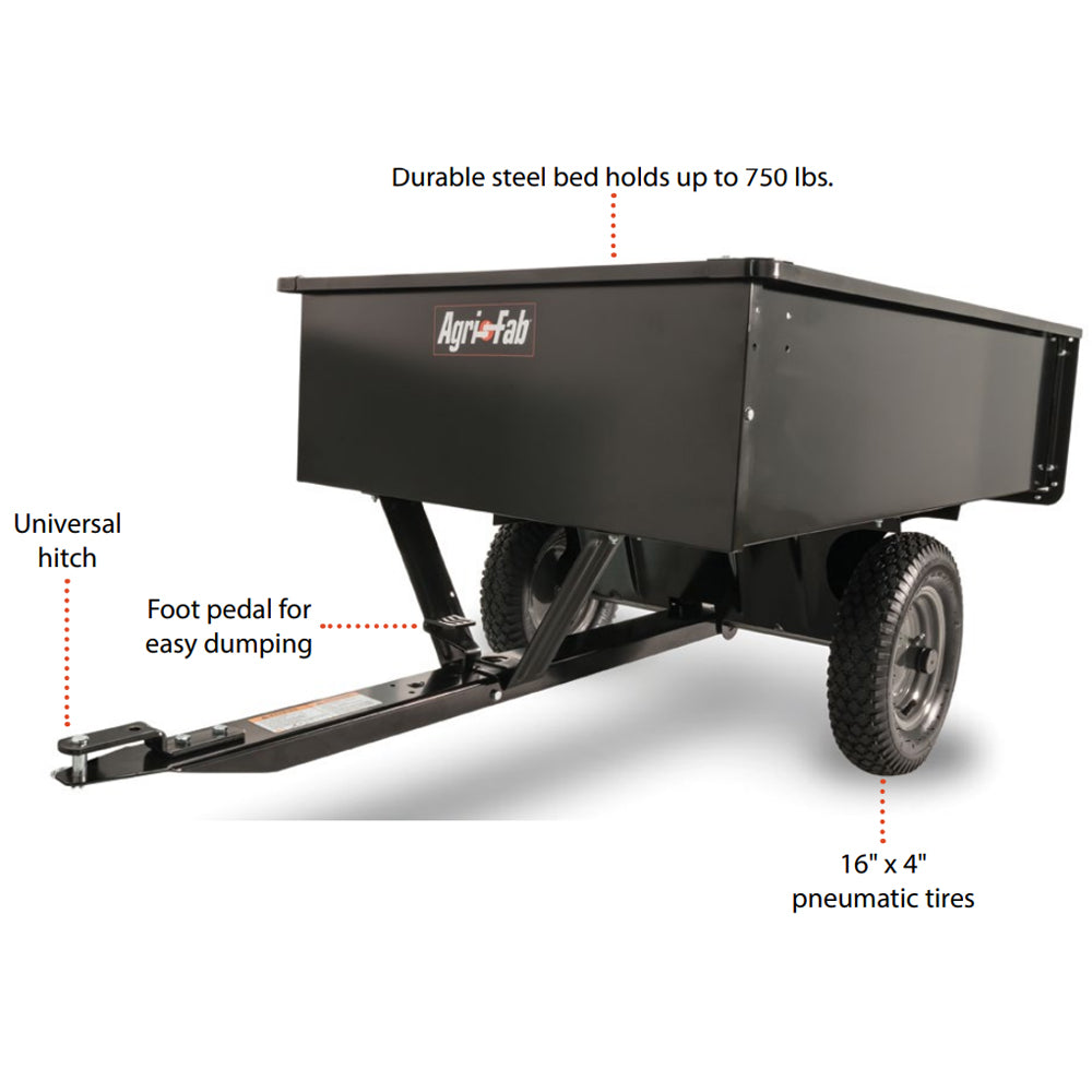Agri-Fab 45-0101 340kg Utility Steel Tipping Trailer