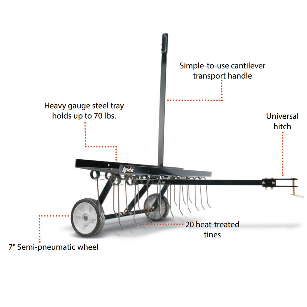 Agri-Fab 45-0294 40" Spring Tine Towed Dethatcher