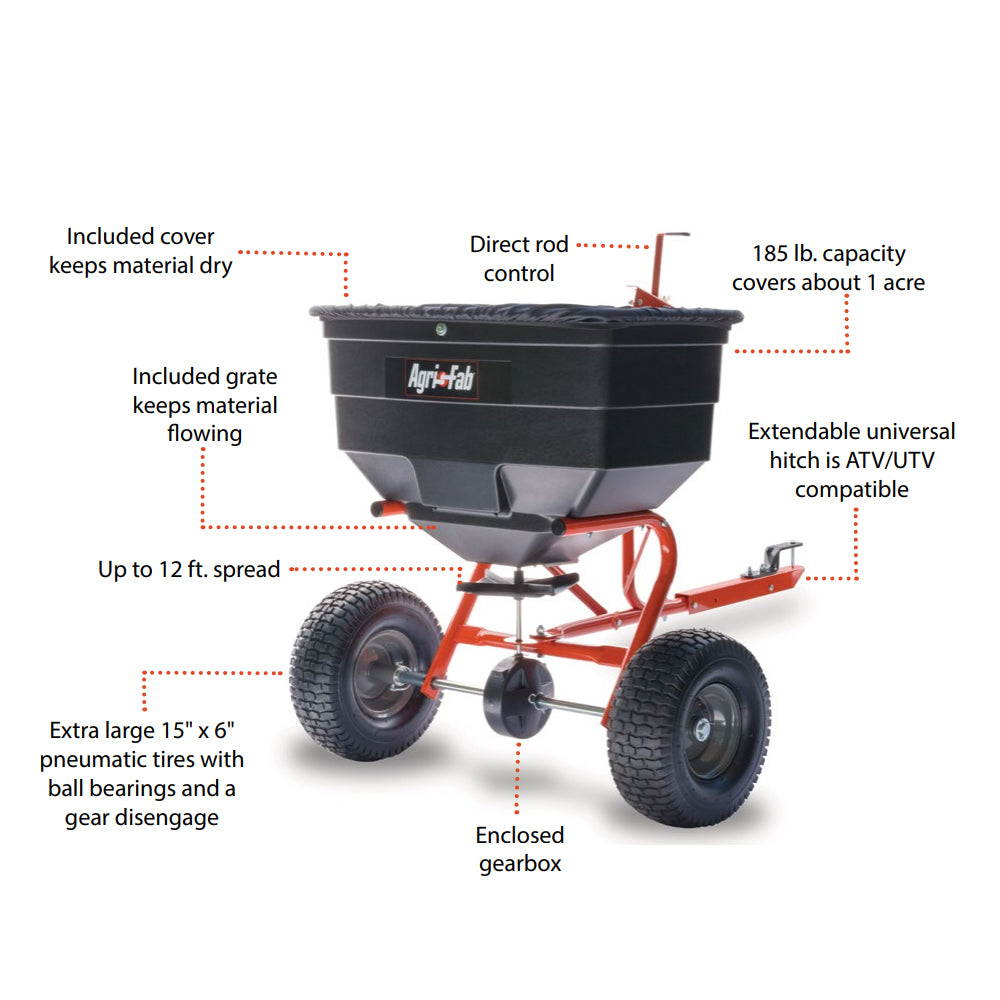 Agri-Fab 45-0329 79kg Towed Broadcast Spreader