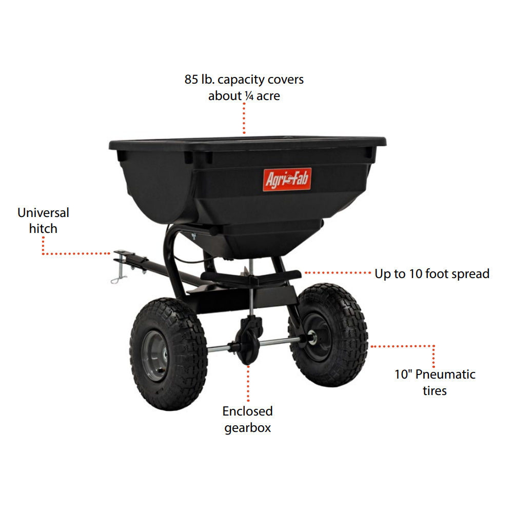 Agri-Fab 45-0530 39kg Towed Broadcast Spreader