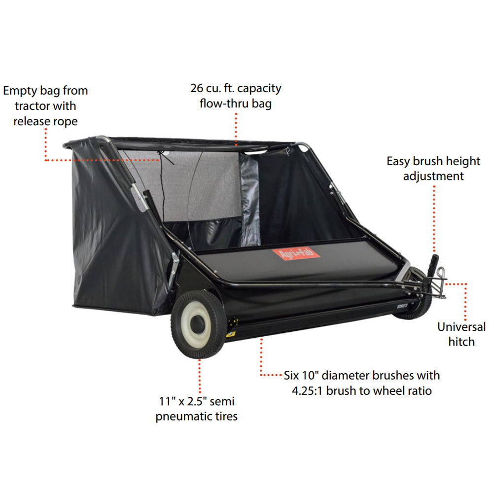 Agri-Fab 45-0546 52" Tow-Behind Lawn Sweeper
