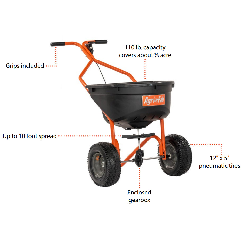 Agri-Fab 45-0576 50kg / 110lb Push Broadcast Spreader