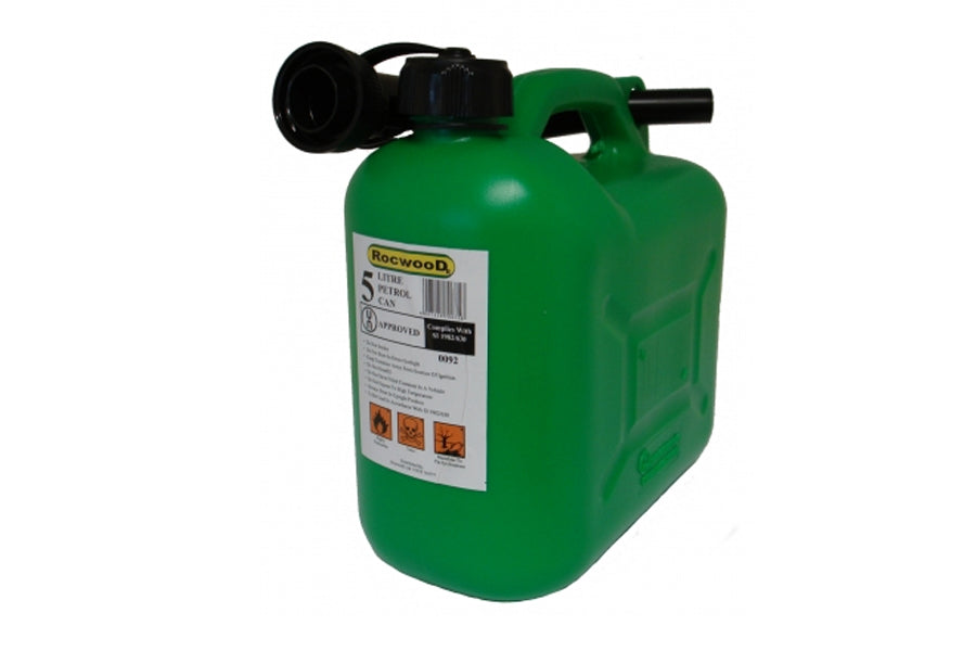 Rocwood Universal 5 Litre Plastic Fuel Can – The Green Reaper