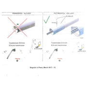 Oleo-Mac 61280326 Adapter Kit for 24mm Shaft Attachments to 26mm Power Units Converter