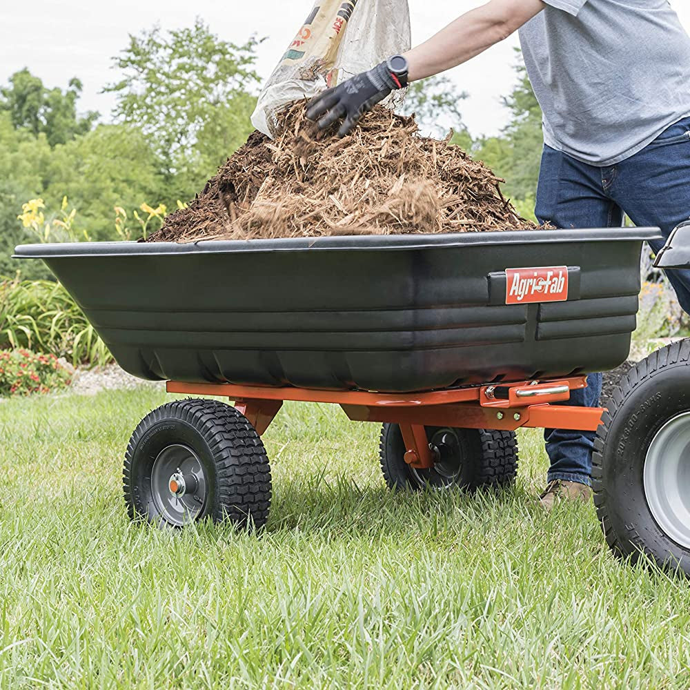Agri-Fab 45-0552 317kg / 700lb Poly Tipping/Swivel Trailer