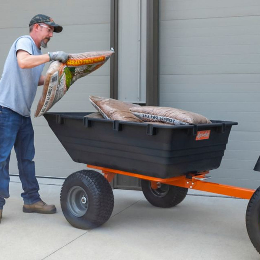 Agri-Fab 45-0579 453kg / 1000lb ATV Poly Swivel/Tipping Trailer