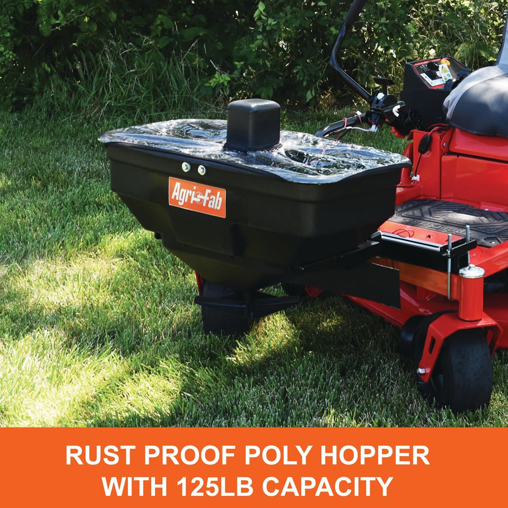 Agri-Fab 45-0627 Front-Mounted 125lb / 56kg Electric Spreader for Zero-Turn Ride-On Mowers