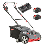 AL-KO Comfort 18V/36V 38.6 Li Combi Care Cordless Lawn Scarifier (with 2 x 5.0Ah/2.5Ah Batteries & Double Fast Charger