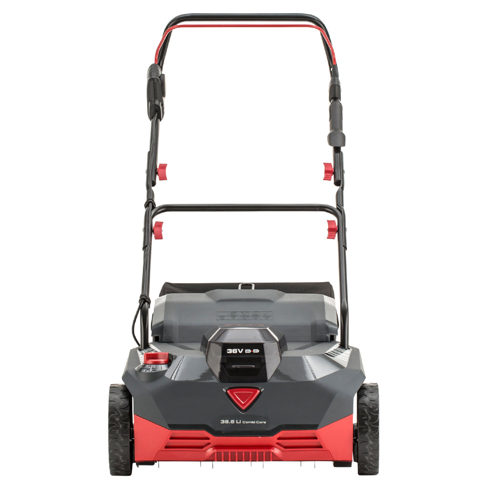 AL-KO Comfort 18V/36V 38.6 Li Combi Care Cordless Lawn Scarifier (with 2 x 5.0Ah/2.5Ah Batteries & Double Fast Charger