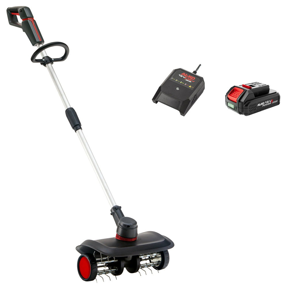 AL-KO Comfort 18V/36V ARD 1835 Cordless Lawn Raker (with 2Ah Battery ...