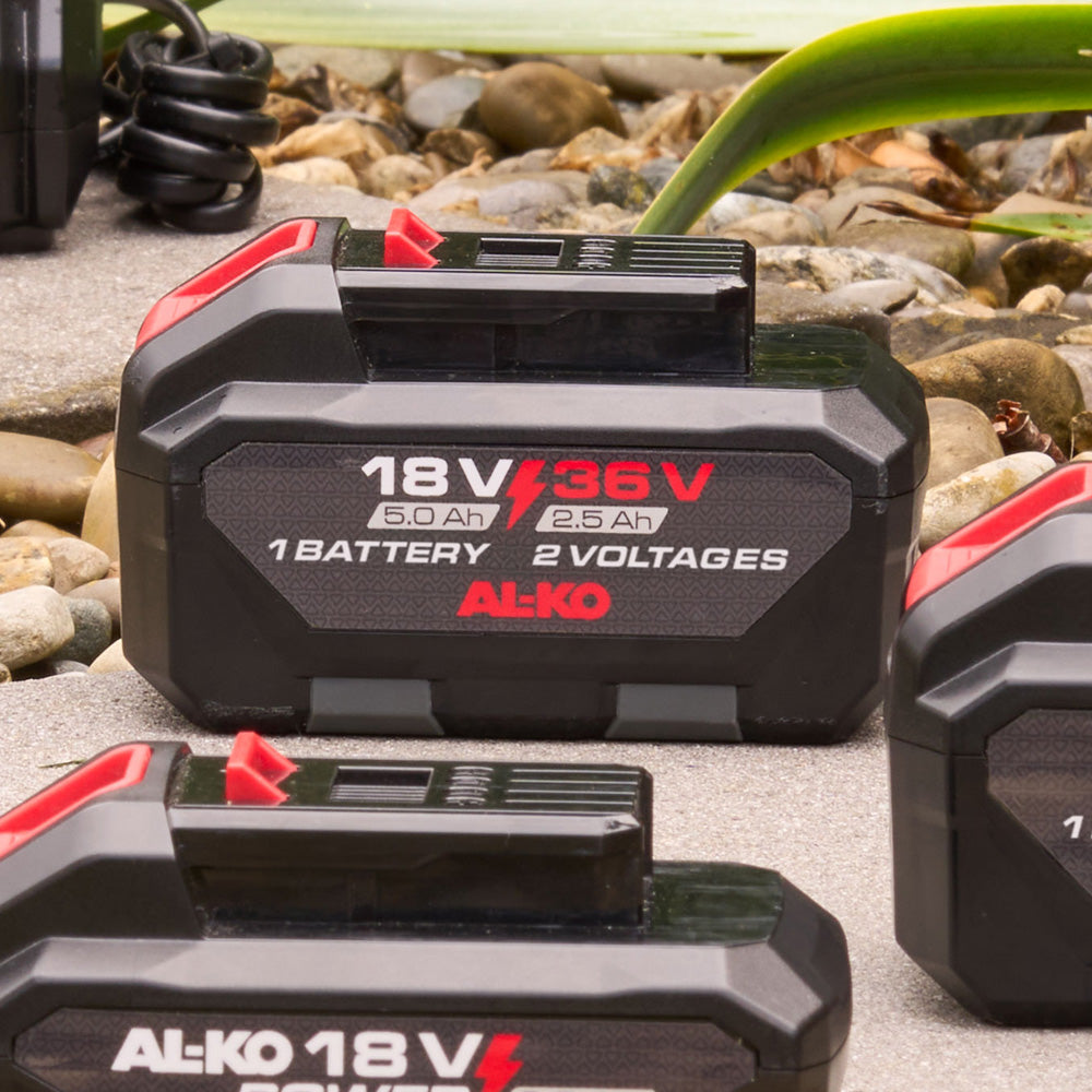 AL-KO 18V/36V B100.6 Li 5.0Ah/2.5Ah Battery