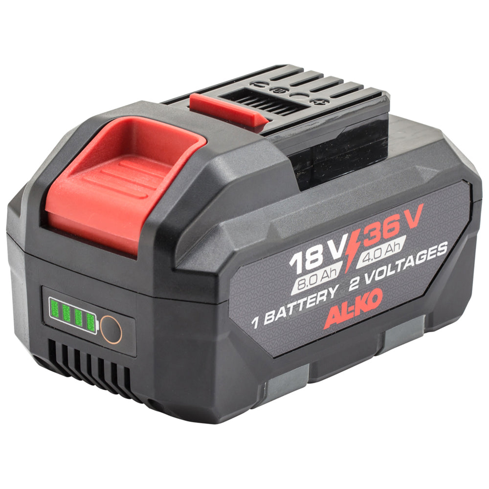 AL-KO 18V/36V B160.6 Li 8.0Ah/4.0Ah Battery