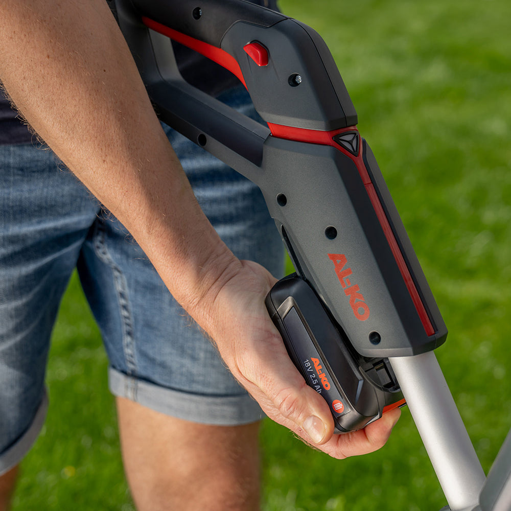 AL-KO GT 1825 18V Bosch Home & Garden Compatible Cordless Grass Trimmer / Lawn Edger (with 2.5Ah Battery & Charger)