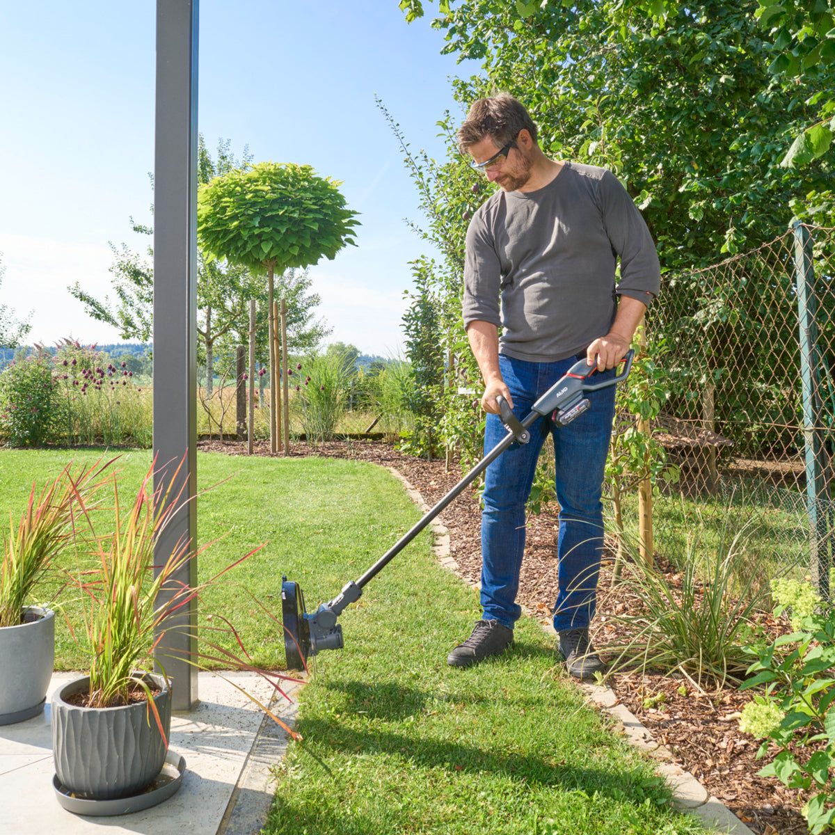 AL-KO Easy 18V/36V GTD 1830 Greenline Cordless Grass Trimmer / Lawn Edger (Bare Tool)