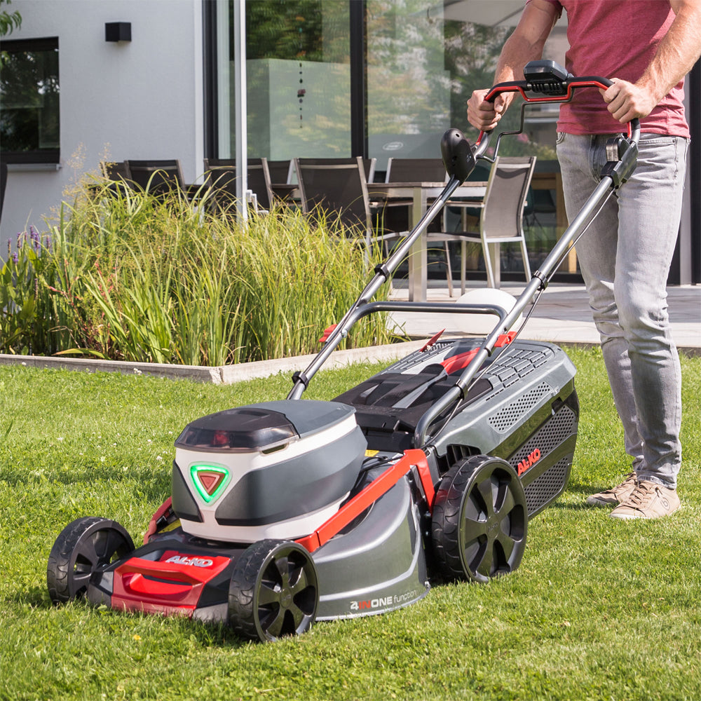 AL-KO 36V 512 Li VS-W Premium 4-in-1 Variable Speed Cordless Lawn Mower (with 1 x 5Ah Battery & Fast Charger)