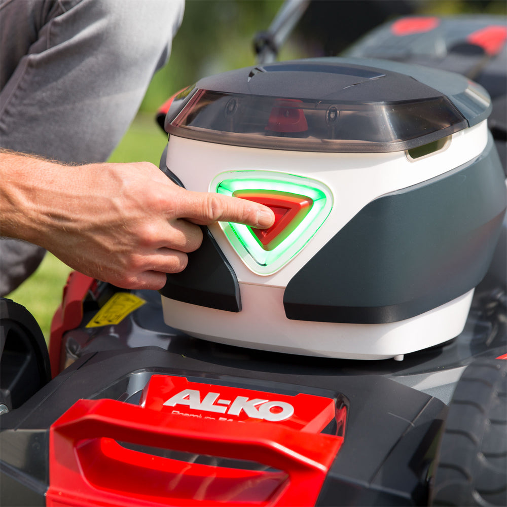 AL-KO 36V 512 Li VS-W Premium 4-in-1 Variable Speed Cordless Lawn Mower (with 2 x 5Ah Batteries & Fast Charger)