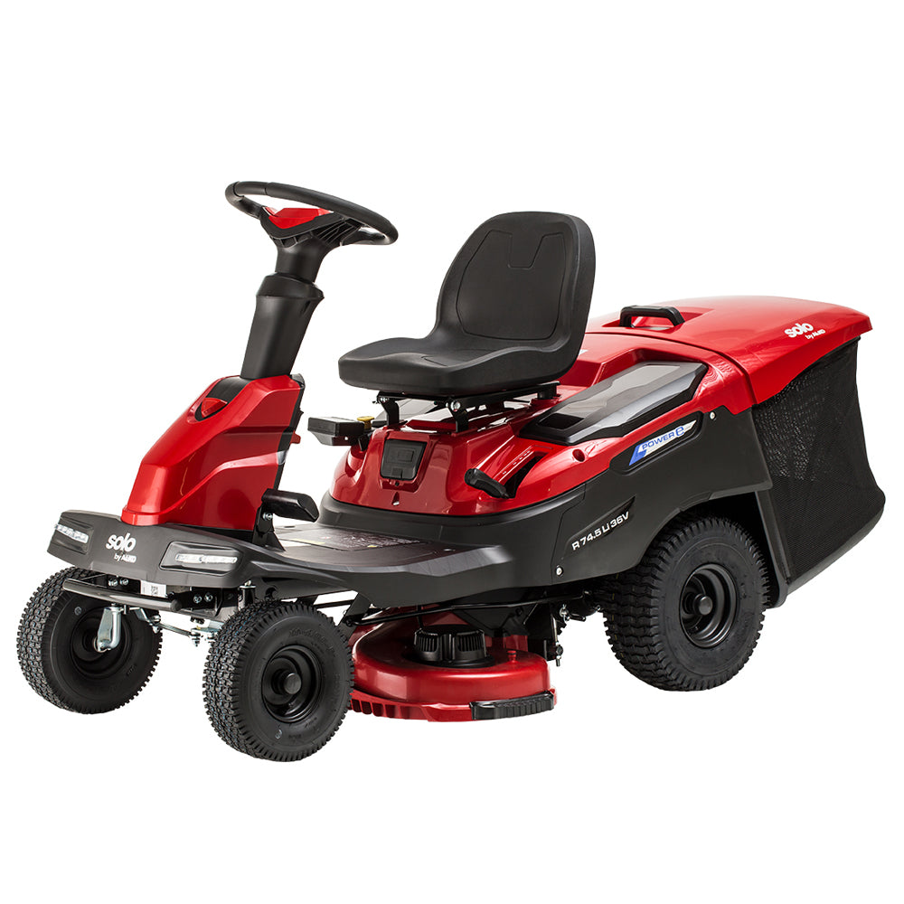 solo by AL-KO R 74.5 Li Premium 36V Battery Rear Collect Ride-On Lawn Mower