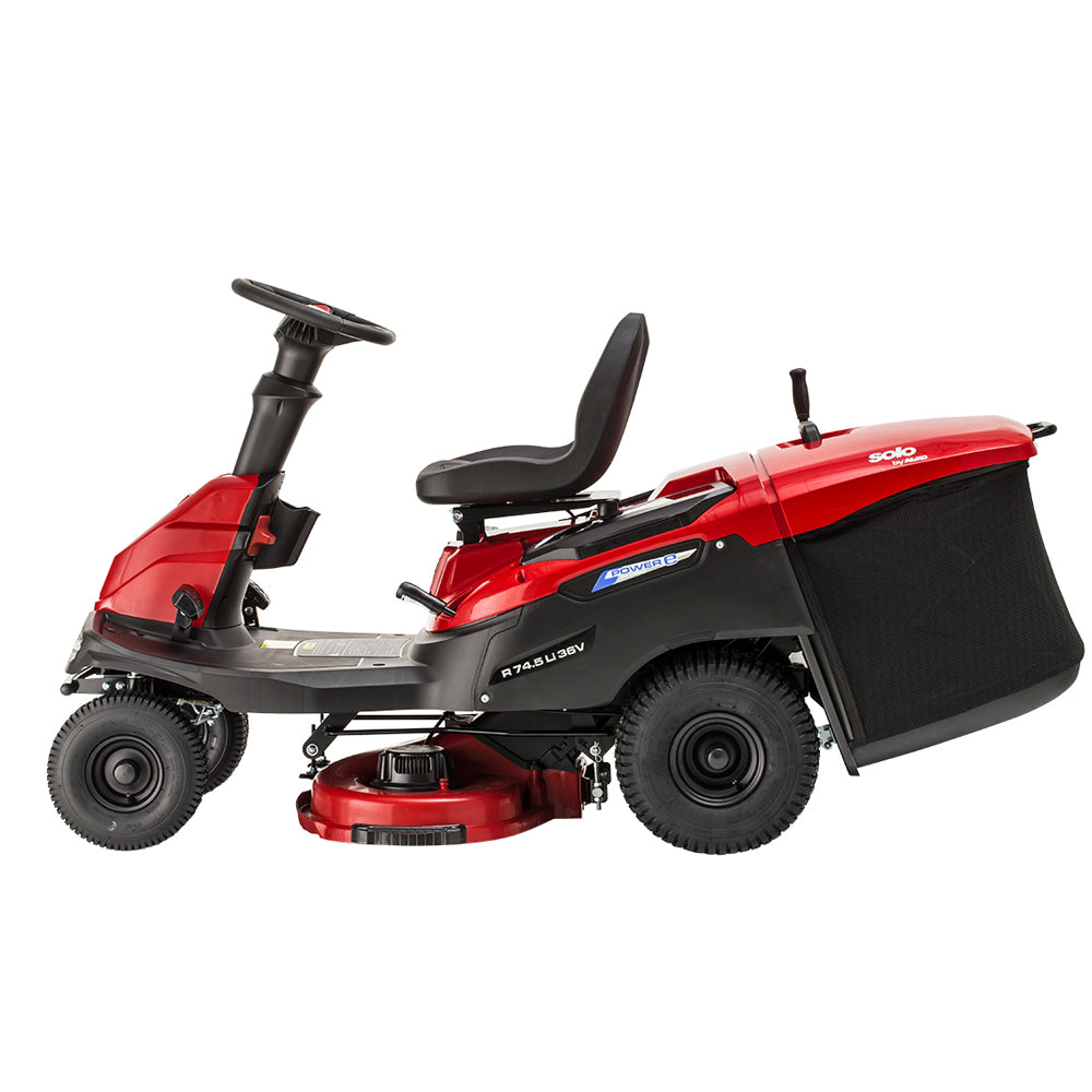 solo by AL-KO R 74.5 Li Premium 36V Battery Rear Collect Ride-On Lawn Mower