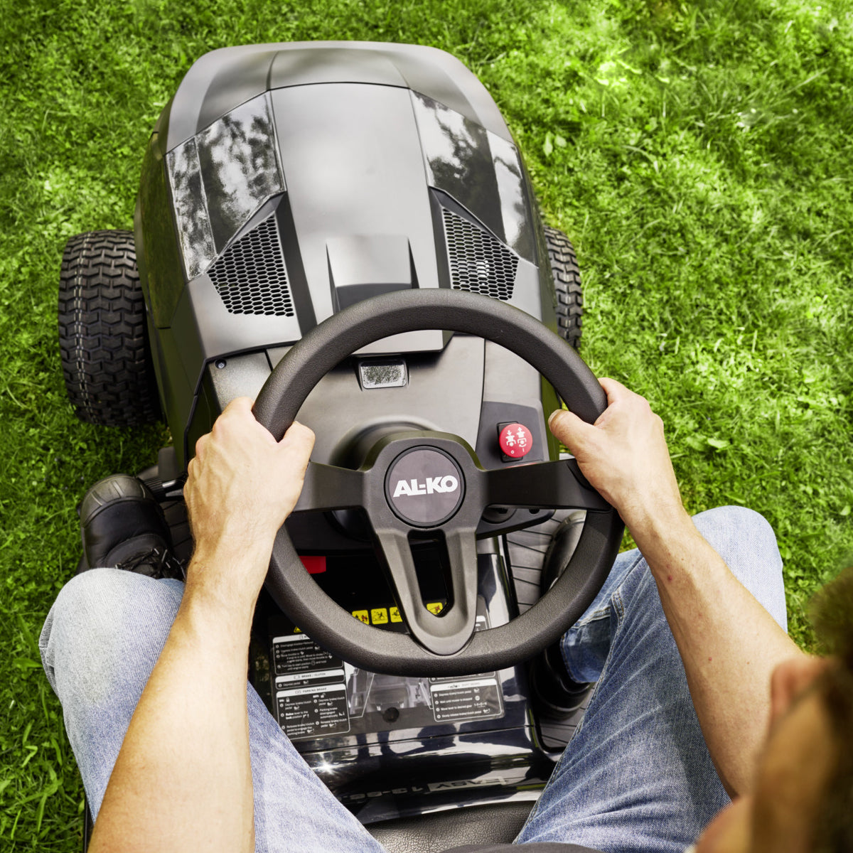 solo by AL-KO Easy T 13-86.6 M-A 86cm/34" Manual Rear Collect Lawn Tractor