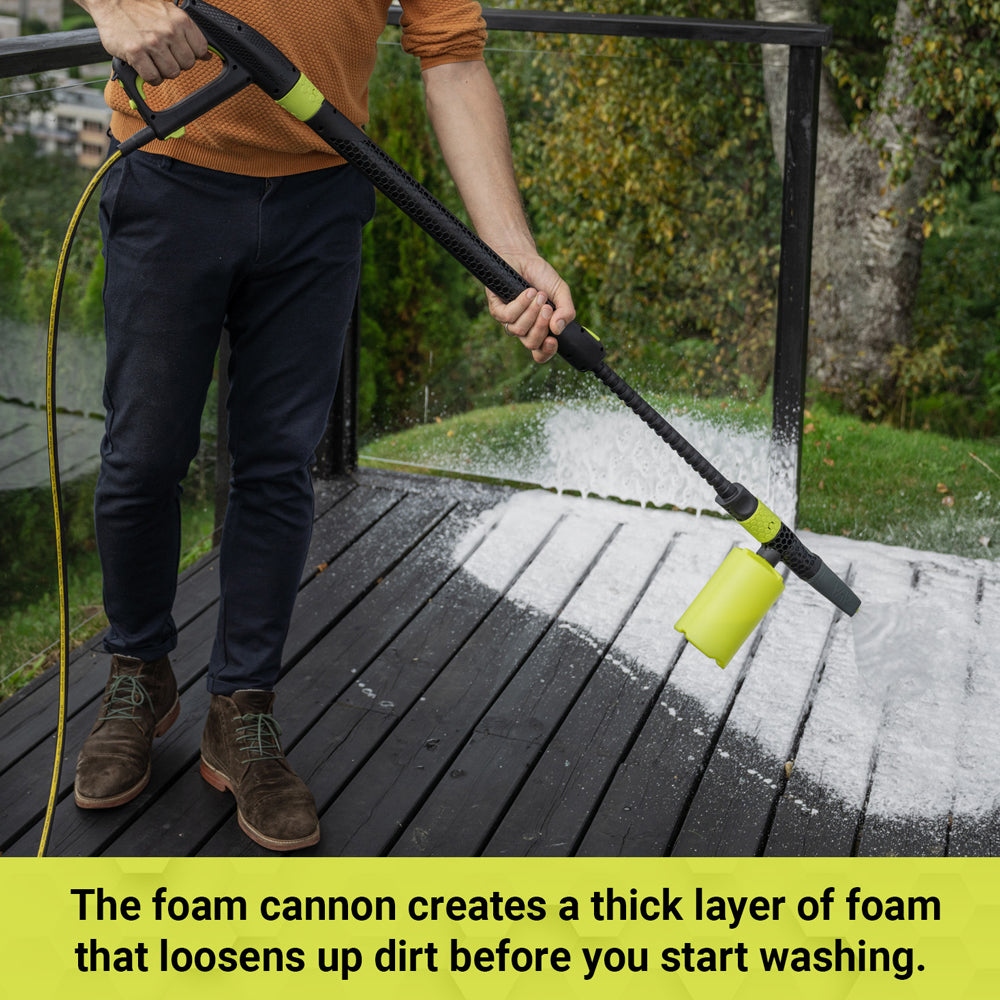 AVA GO P40 120 Bar 1700W Electric Pressure Washer - Large Bundle