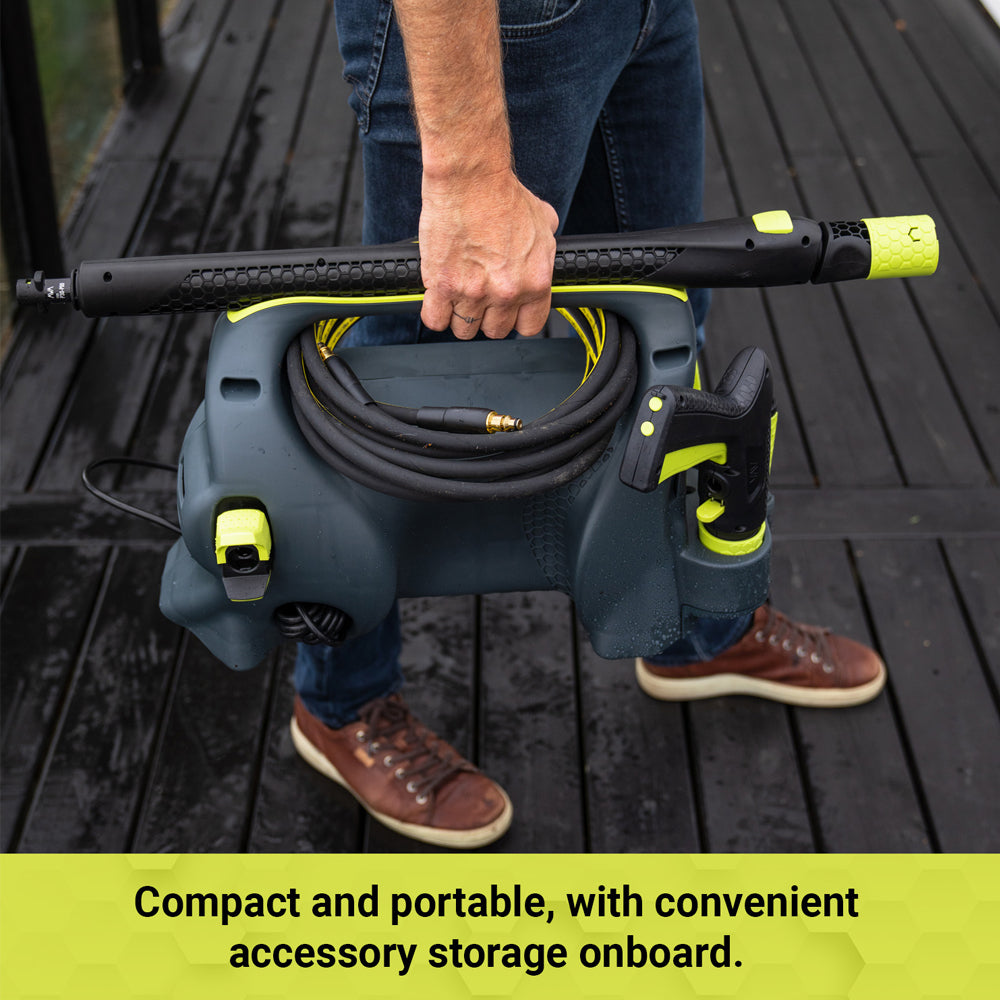 AVA GO P40 120 Bar 1700W Electric Pressure Washer - Large Bundle