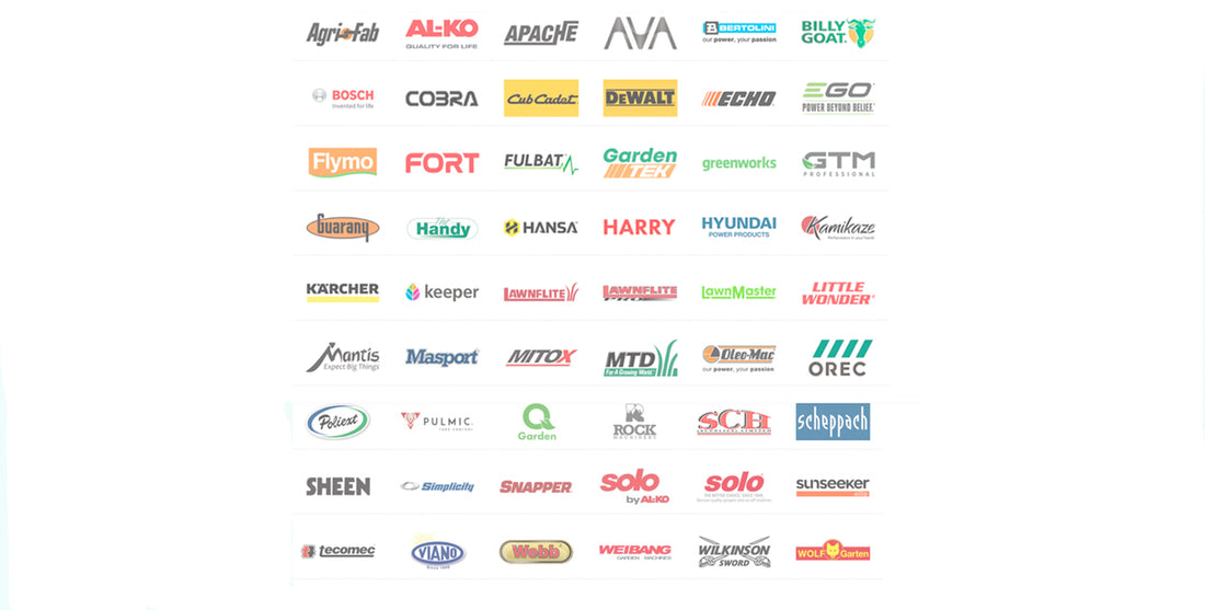 LEADING BRANDS OF GARDEN MACHINERY