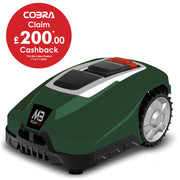 Cobra Mowbot 1200 Robotic Lawn Mower - Solid Green (1200m²)
