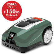 Cobra Mowbot 800 Robotic Lawn Mower - Metallic Green (800m²)