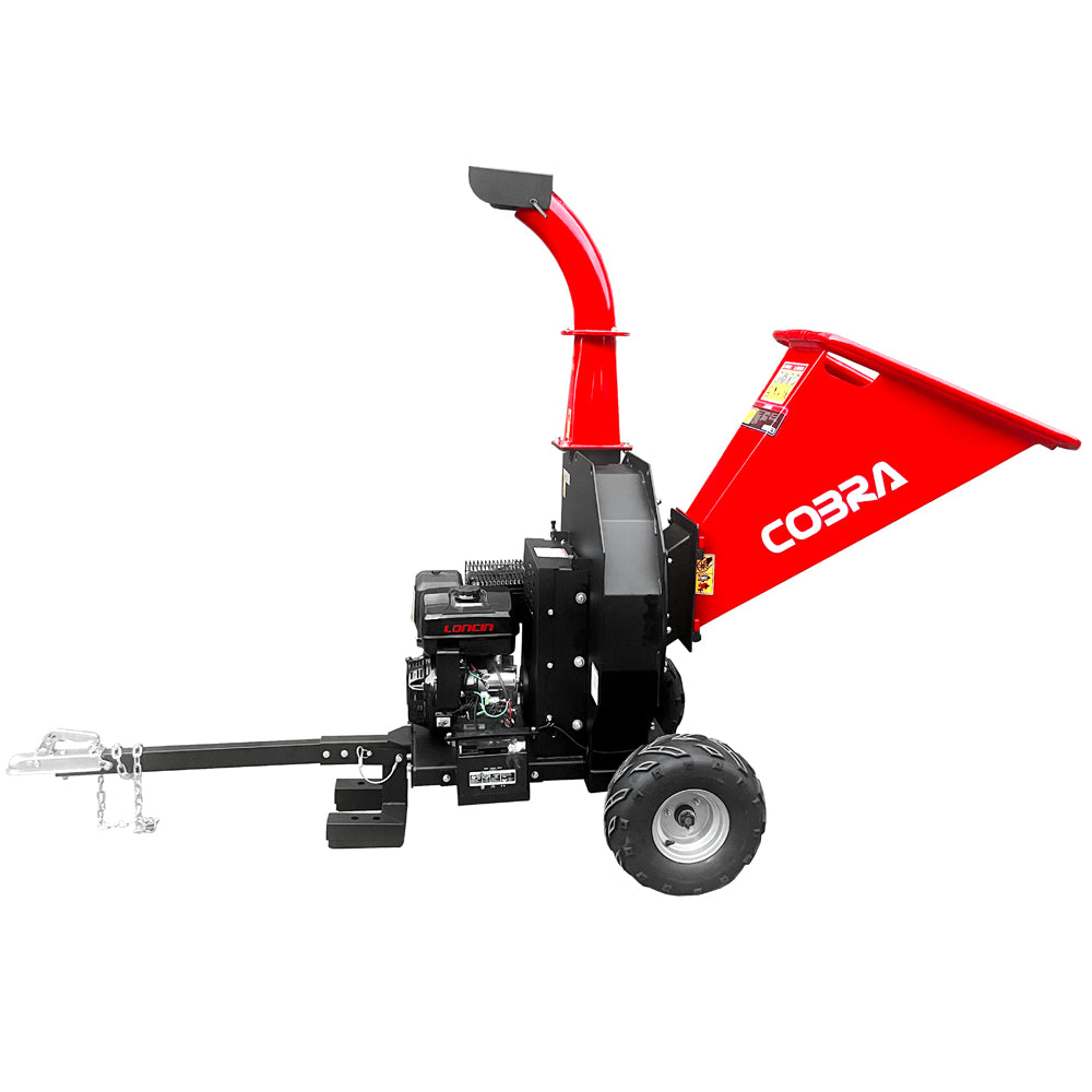 Cobra CHIP1500LE 4.5" Towable Petrol Wood Chipper (Electric Start)