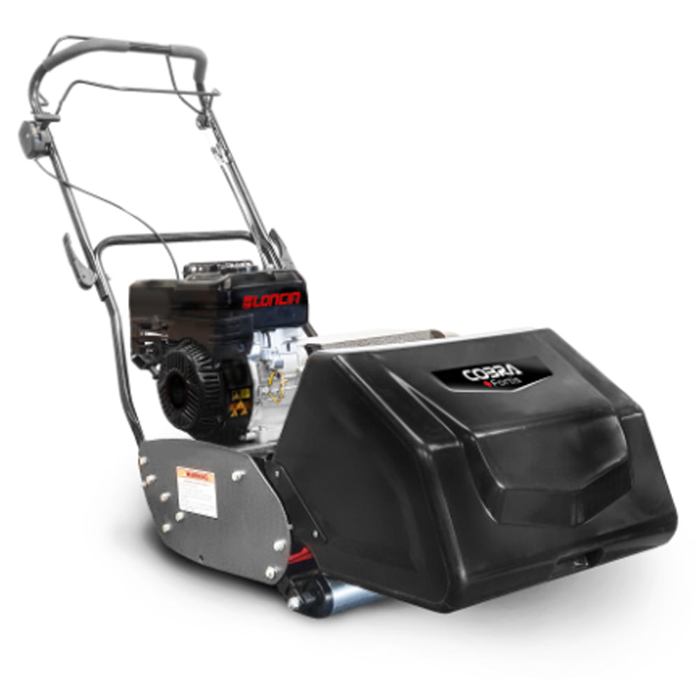 Cobra Fortis 14L 35cm/14" Self-Propelled Petrol Cylinder Lawn Mower