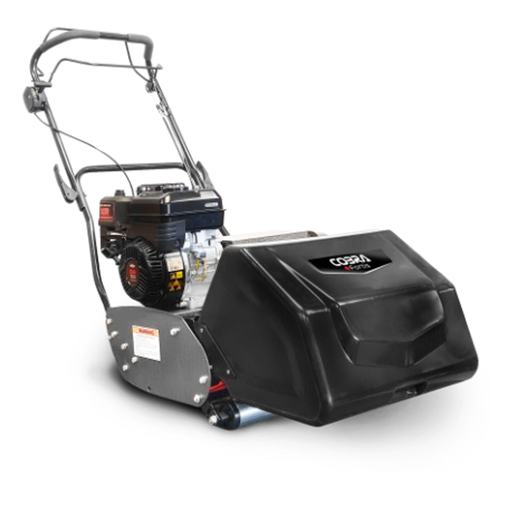 Cobra Fortis 17B 43cm/17" Self-Propelled Petrol Cylinder Lawn Mower