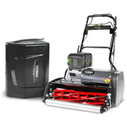 Cobra Fortis 25E 63cm/25" Battery-Powered Cylinder Lawn Mower (with 2 x  EGO 10Ah 56V Batteries & Rapid Charger)