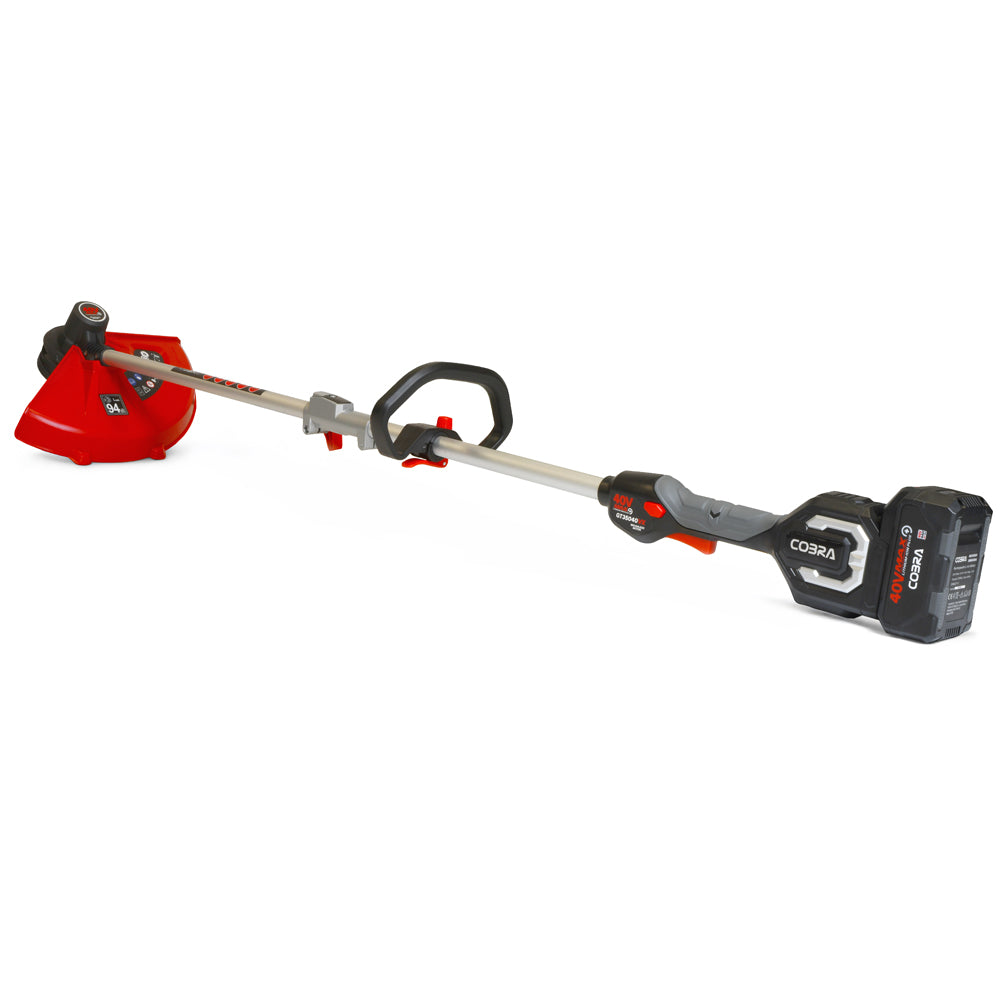 Cobra GT35040VX MAX+ Lithium-Ion Cordless Grass Trimmer (with 4Ah Battery & Standard Charger)