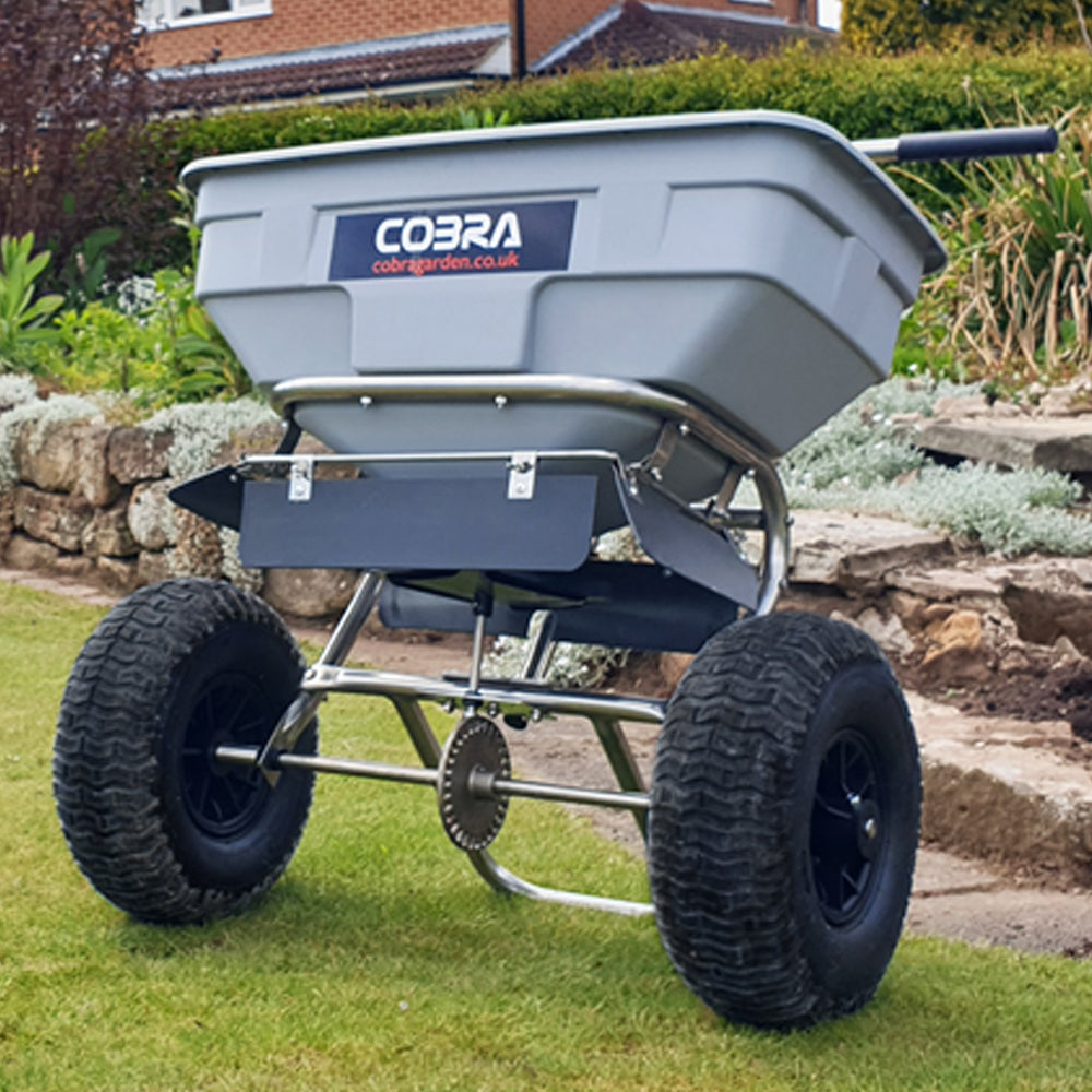 Cobra HS60S 56kg Stainless Steel Push Broadcast Spreader