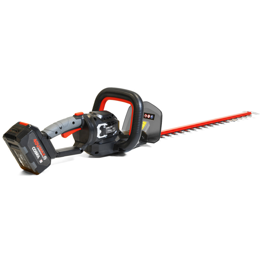 Cobra HT55040VX 40V MAX+ Lithium-Ion Cordless Hedge Trimmer (with 4Ah Battery & Standard Charger)