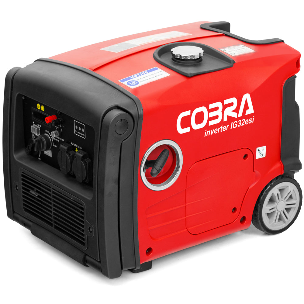 Cobra IG32ESI 3.2kW Portable Petrol Generator with Inverter Technology