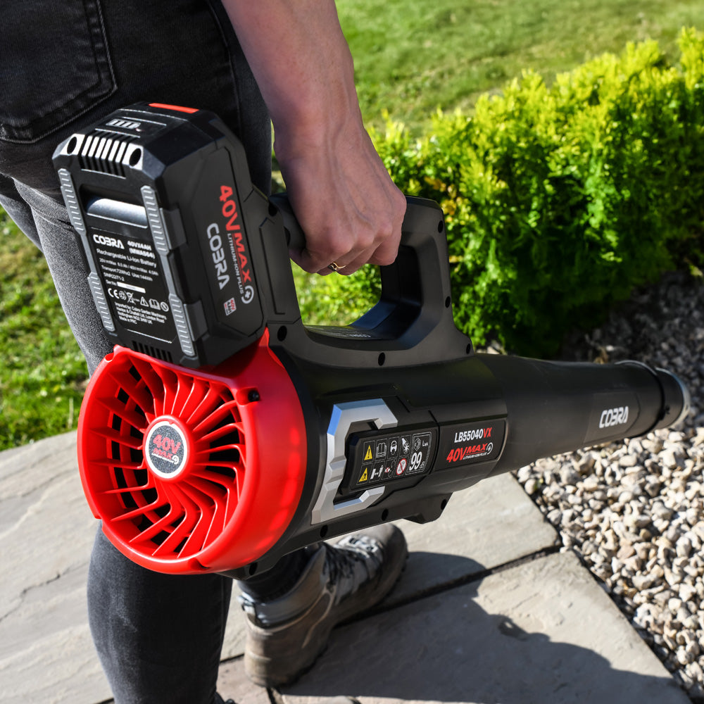 Cobra LB55040VX 40V MAX+ Lithium-Ion Cordless Blower (with 4Ah & Standard Charger)