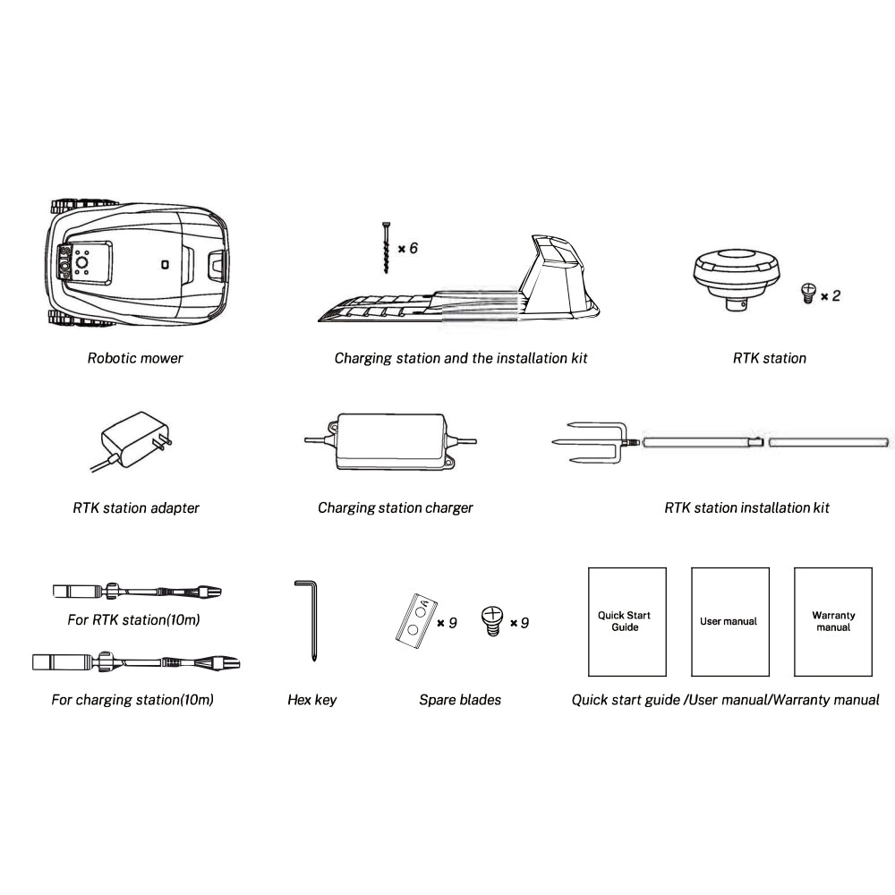 Cobra Mowbot 800X RTK Robotic Lawn Mower (800m²)