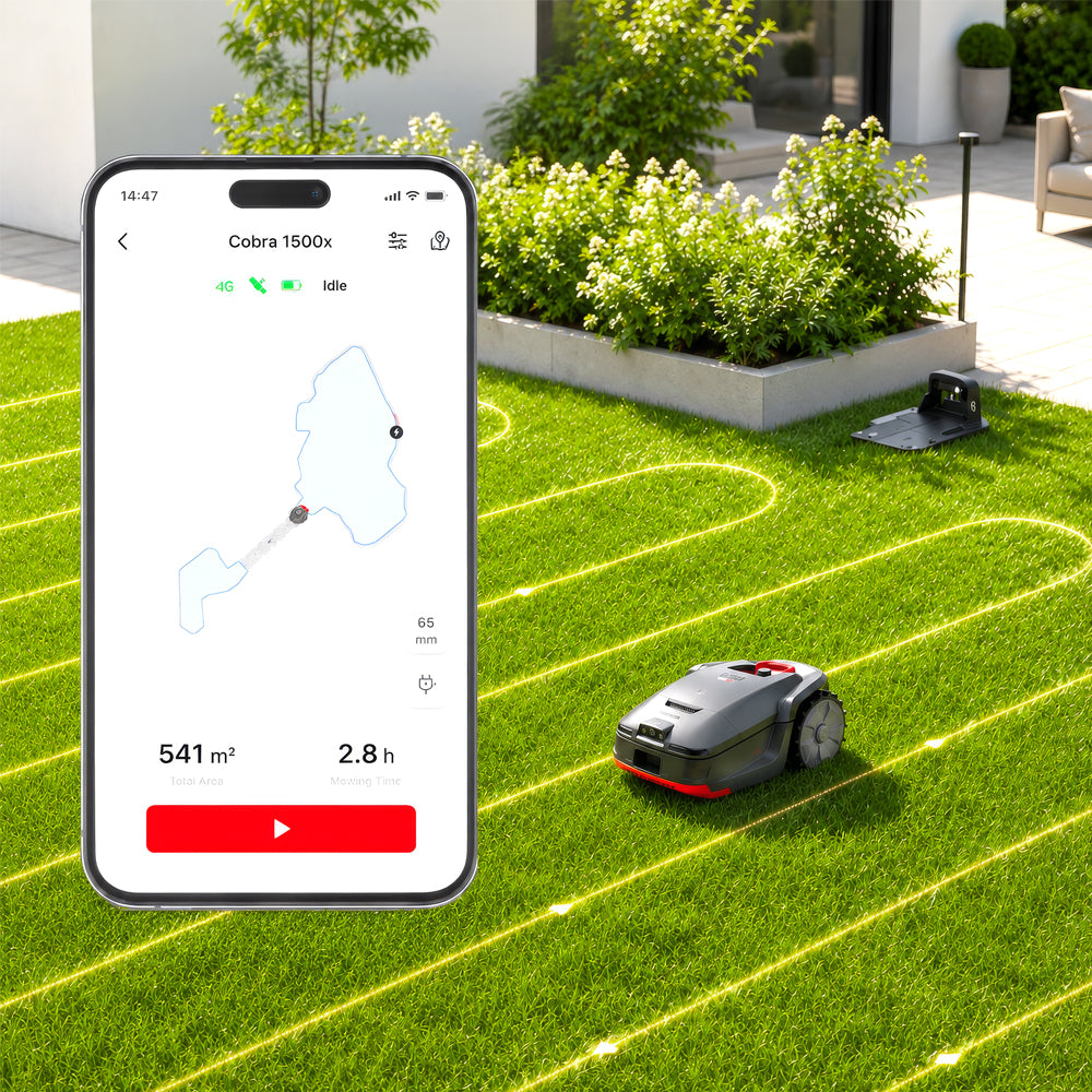 Cobra Mowbot 800X RTK Robotic Lawn Mower (800m²)