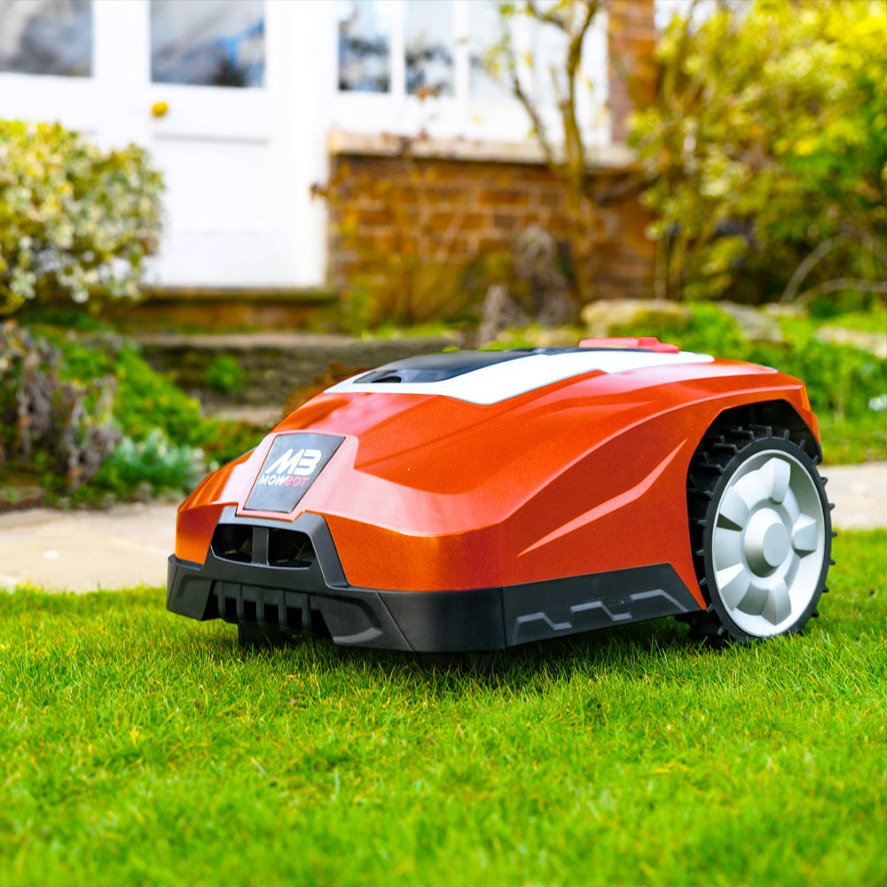 Cobra Mowbot 800 Robotic Lawn Mower - Metallic Red