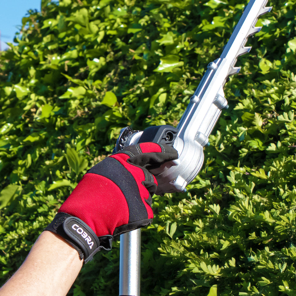 Cobra MT40VX 40V MAX+ Lithium-Ion Cordless Multi Tool Power Unit + Pole Saw & Hedge Trimmer Heads (with 4Ah Battery & Standard Charger)