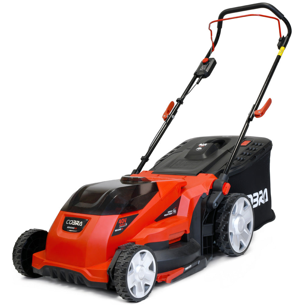 Cobra MX4340VX 43cm 40V MAX+ Lithium-Ion Push Cordless Lawn Mower (with 4Ah Battery & Charger)