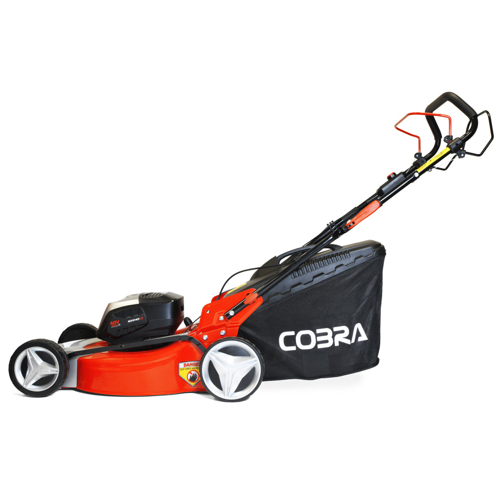 Cobra MX460S40VX 40V MAX+ Lithium-ion 3-in-1 Self-Propelled Cordless Lawn Mower (with 1 x 4Ah Battery & Standard Charger)